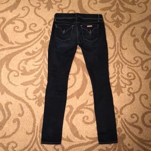 Hudson size 27, skinny dark wash jeans